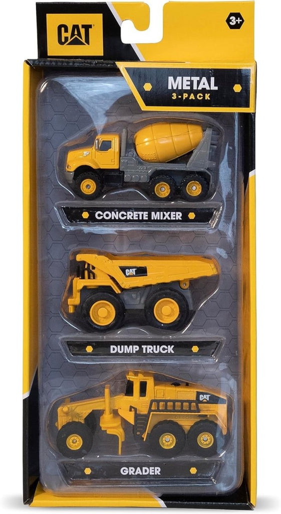 Betoneira + Camião Basculante + Niveladora Cat 82273 - Toys - CAT