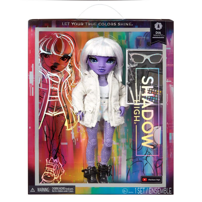Boneca Dia Mante Shadow High 26cm - Edição Fashion Roxa - Toys - MGA