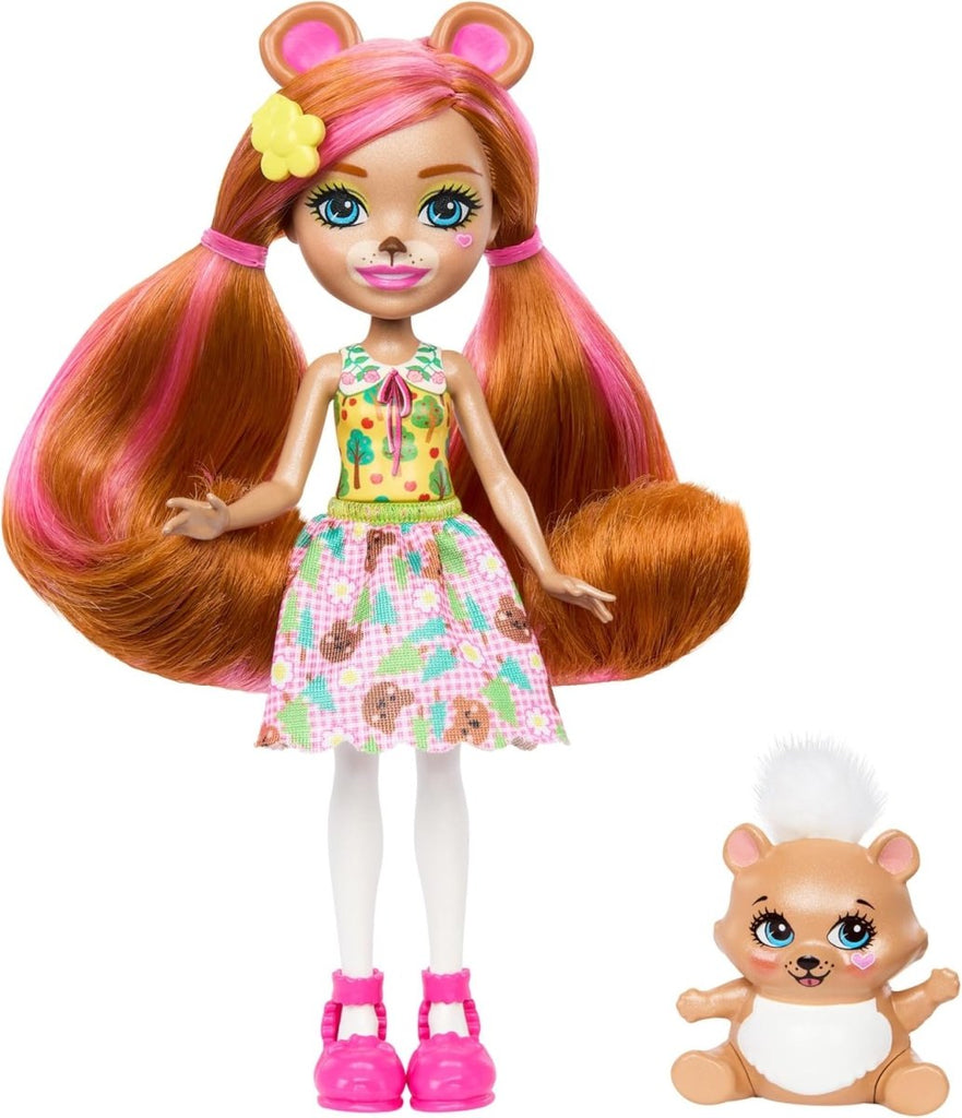 Boneca Enchantimals Biloxi Bear com Animal de Estimação Trail 15cm - Toys - Mattel