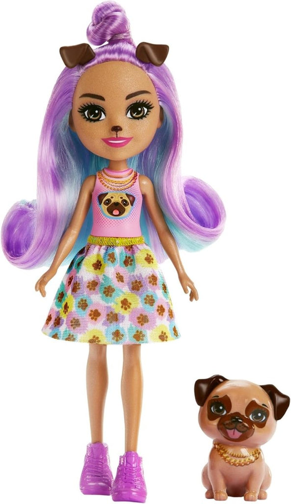 Boneca Enchantimals Penna Pug com Animal de Estimação Trusty 15cm - Toys - Mattel