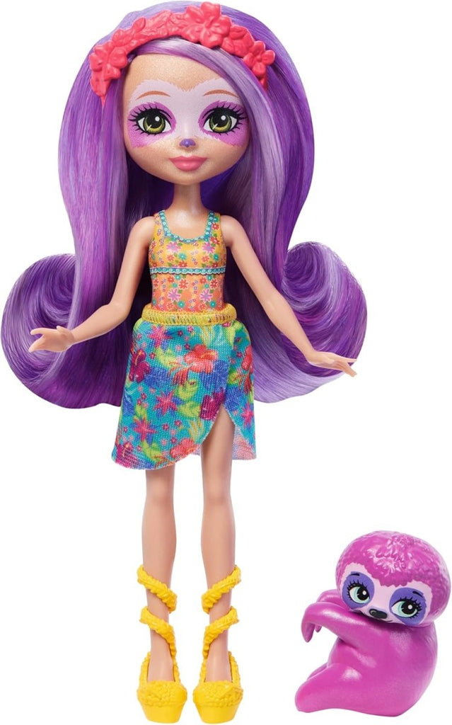 Boneca Enchantimals Sabindra Sloth com Animal de Estimação Tang 15cm - Toys - Mattel