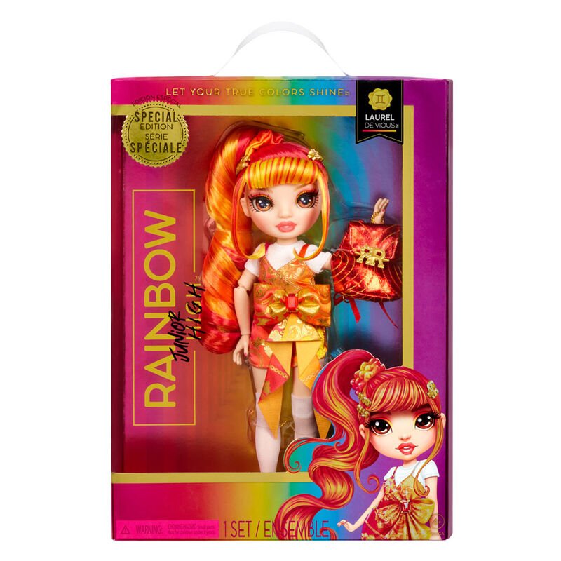 Boneca Laurel De Vious Rainbow High 22cm - Edição Especial - Toys - MGA