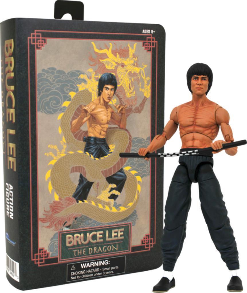 Bruce Lee The Dragon SDCC 2022 Exclusivo 18cm - Colecionáveis - Diamond Select