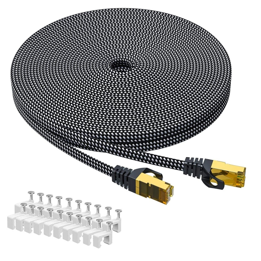 Cabo Ethernet Cat 8 de 30 m - 2000 MHz até 40 Gbps - TEK - Informática - ARISKEEN