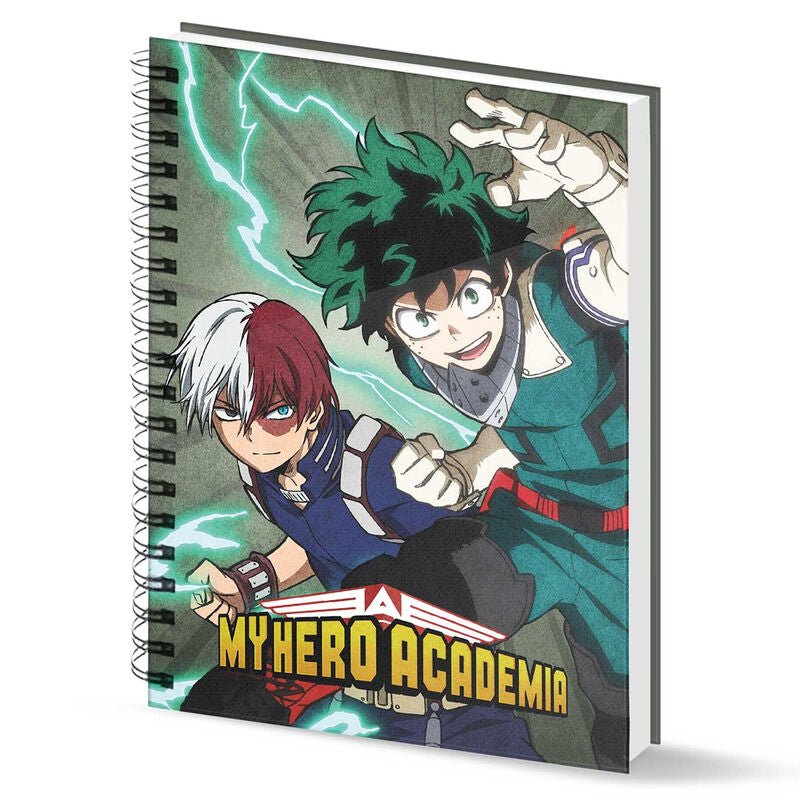 Caderno A4 Battle My Hero Academia - Papelaria - Karactermania