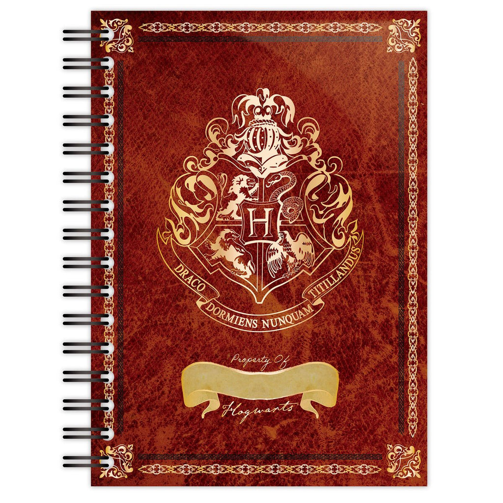Caderno A5 Blue Sky Hogwarts Harry Potter - Cor Bordô - Papelaria - Blue Sky Studios