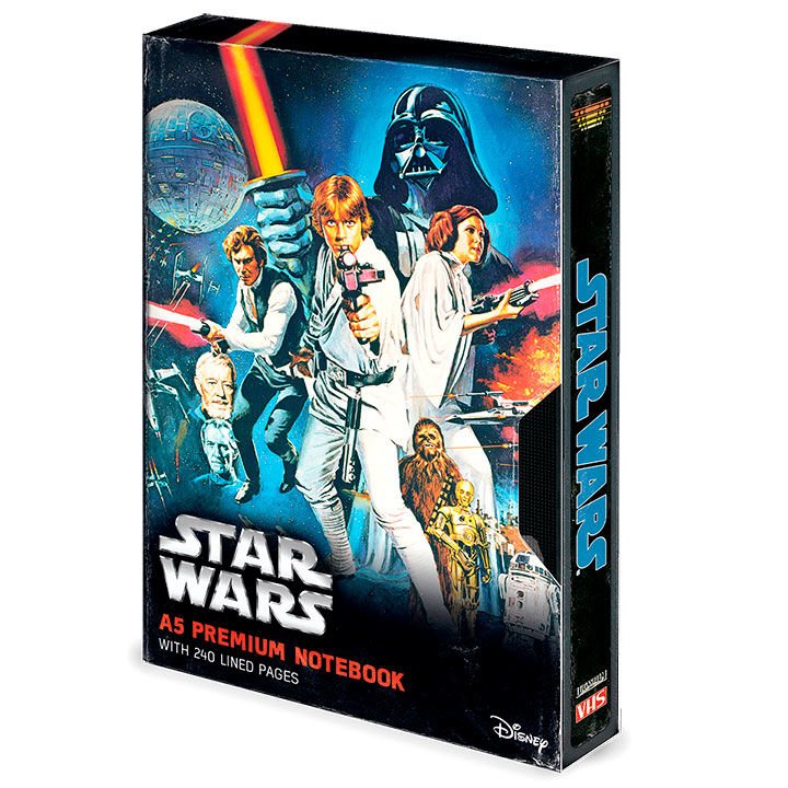 Caderno Premium Star Wars A5 VHS - Papelaria - Pyramid International
