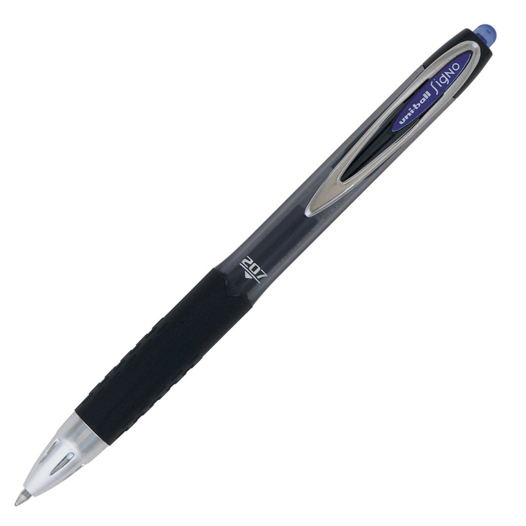 Caneta Roller Gel Uni - Ball Signo Retrátil UMN - 207 0,7mm Azul - Papelaria - UNI - BALL