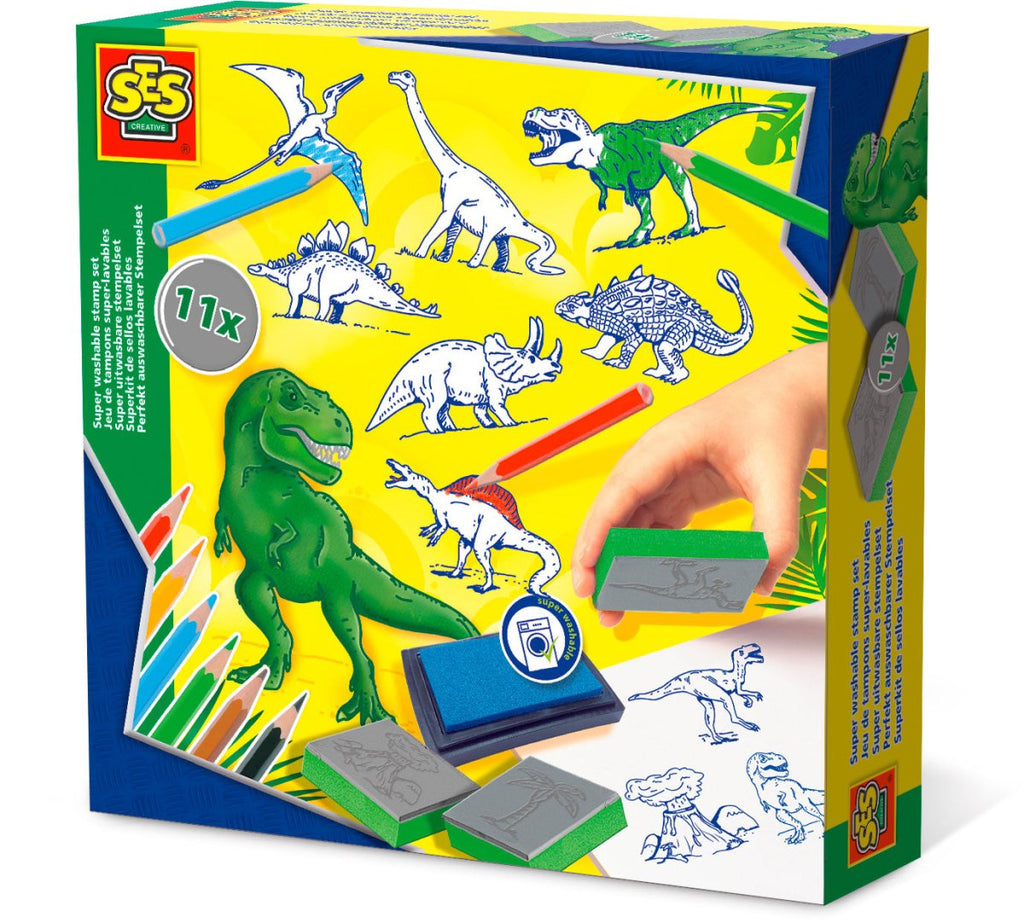 Carimbos Dinossauros Ses Hobby C/11 carimbos 14919 - Toys - SES