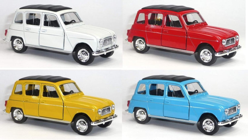 Carro Renault 4 Miniatura 1:34 11,5cm Sortido Goki 12264 - Toys - GOKI