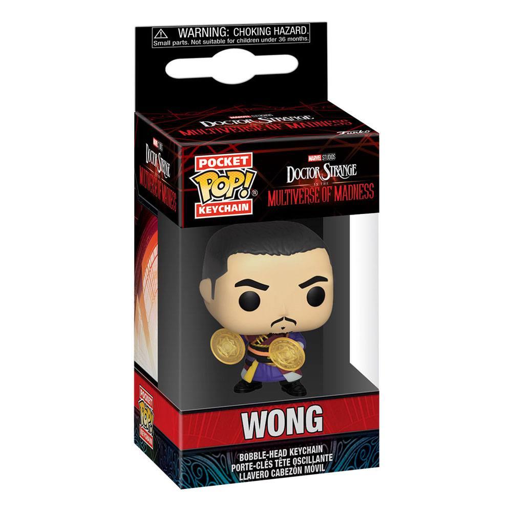 Chaveiro de Bolso Doctor Strange in the Multiverse of Madness Pop! Vinyl 4 cm Wong - Roupa e acessórios - Funko