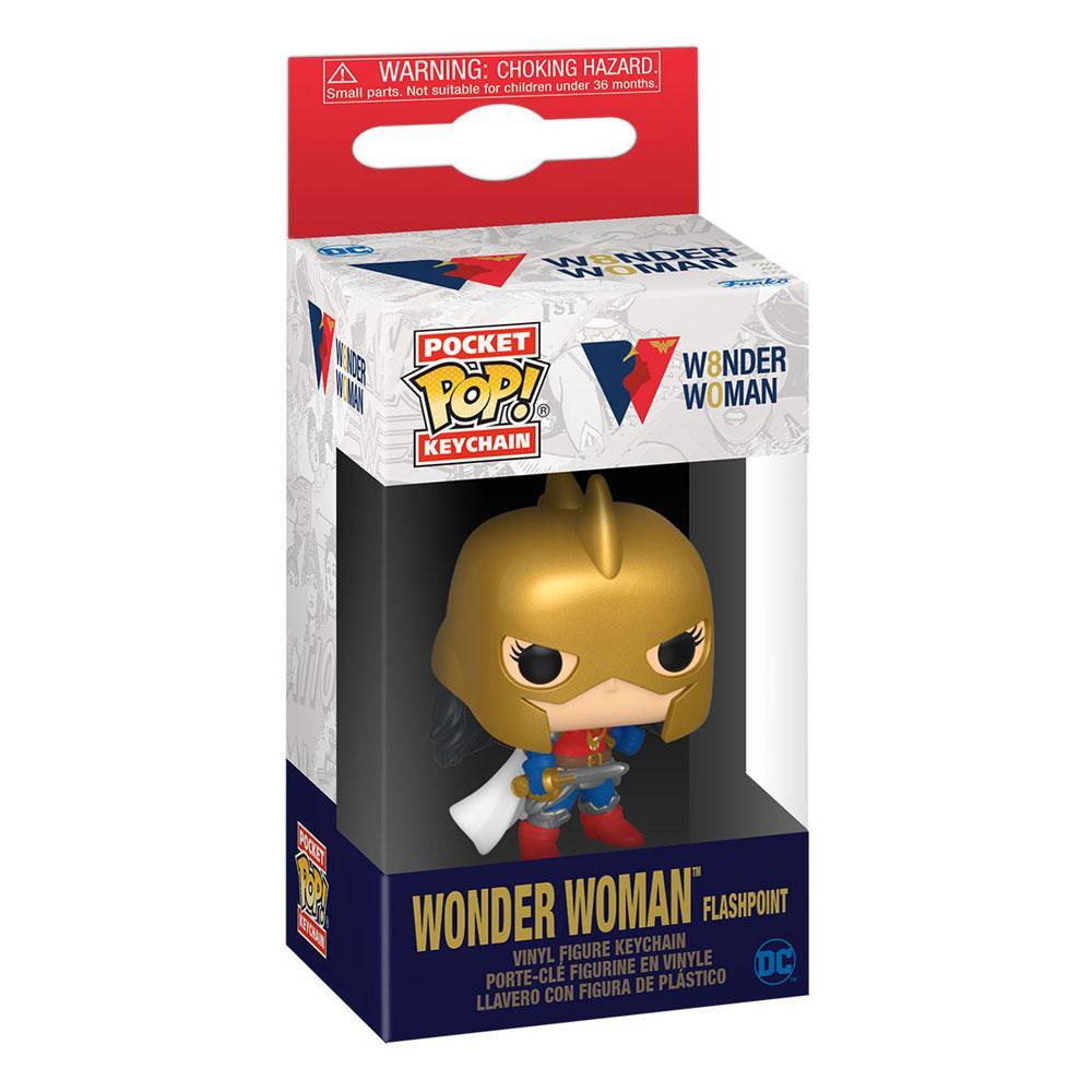 Chaveiro de Bolso Wonder Woman 80th Anniversary Pop! Vinyl 4 cm WW (Flashpoint) - Roupa e acessórios - Funko