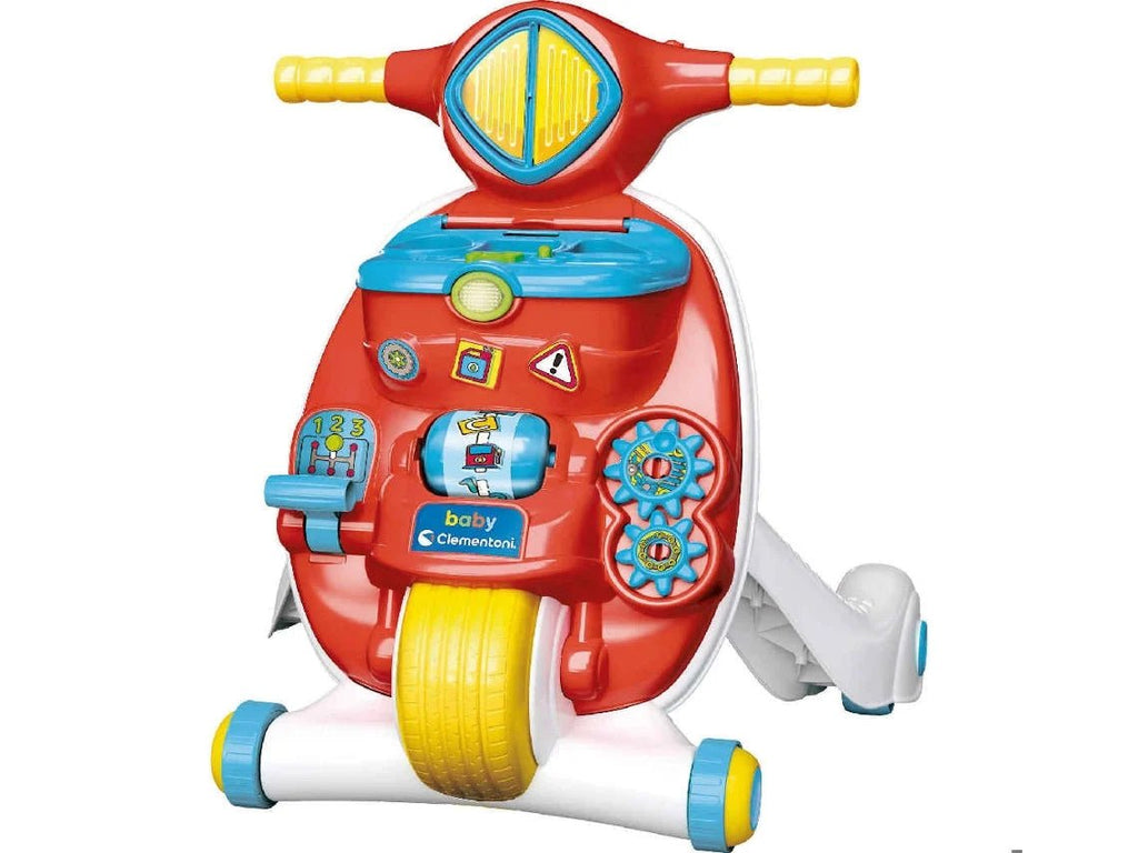 Clementoni Baby Alex - Scooter Interativa 2 em 1 para Bebés (9 meses) - Toys - Clementoni