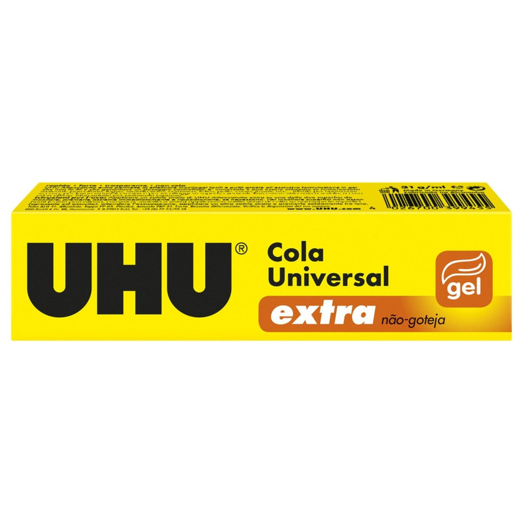 Cola Universal Uhu Extra Gel Tubo 31ml 39945 - Papelaria - UHU