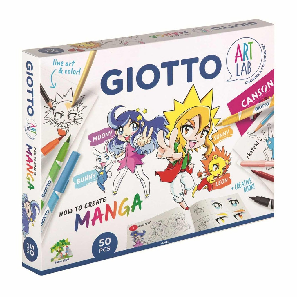 Conjunto Giotto Art Lab Manga F582300 - Papelaria - GIOTTO