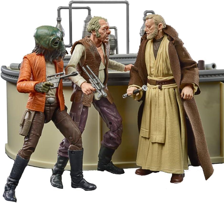 Conjunto de Figuras o Poder da Força Cantina Showdown Black Series Star Wars 15cm - Toys - Hasbro