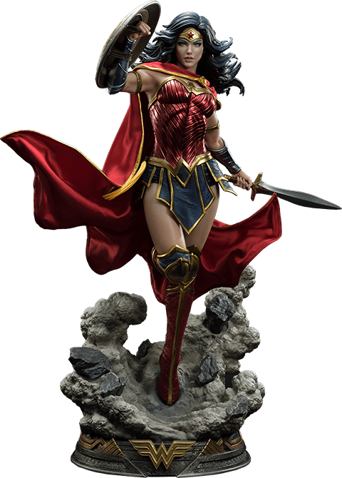 DC Comics Statue 1/3 Wonder Woman Rebirth Silver Armor Version 75 cm - Colecionáveis - Prime 1 Studio