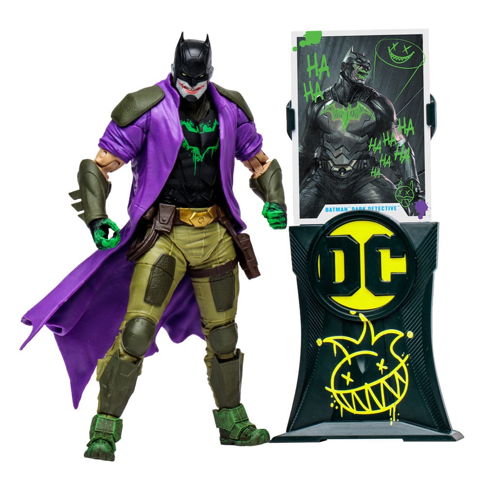 DC Multiverse Dark Detective Future State - Jokerized Batman Gold Label 18 cm - Toys - McFarlane Toys
