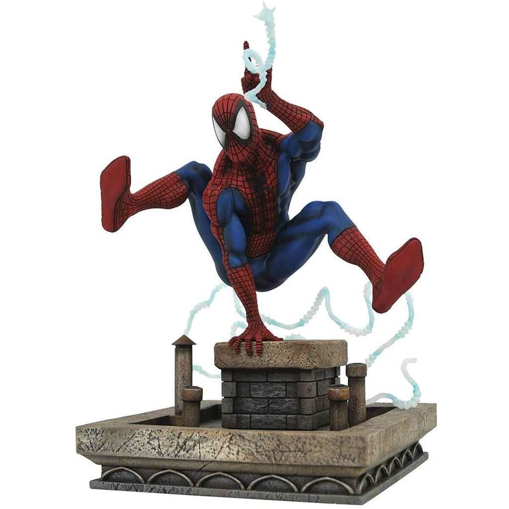 Diorama de PVC Spider - Man Marvel dos Anos 90 - 20 cm - Colecionáveis - Diamond Select