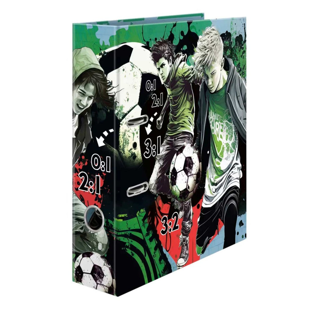 Dossier Escolar A4 HERMA Street Soccer L/L 2 Argolas 70mm - Papelaria - HERMA