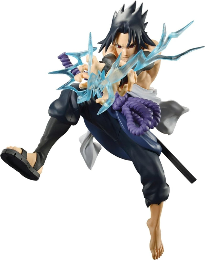 Figura Banpresto Naruto Shippuden Vibration Stars Sasuke Uchiha 16cm - Colecionáveis - BANPRESTO