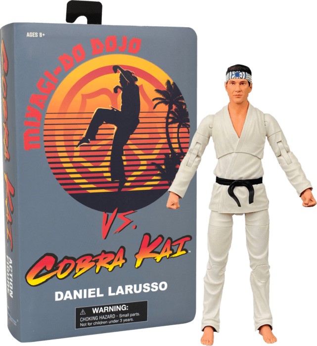 Figura Exclusiva Cobra Kai Daniel LaRusso SDCC 2022 - 18cm - Colecionáveis - Diamond Select