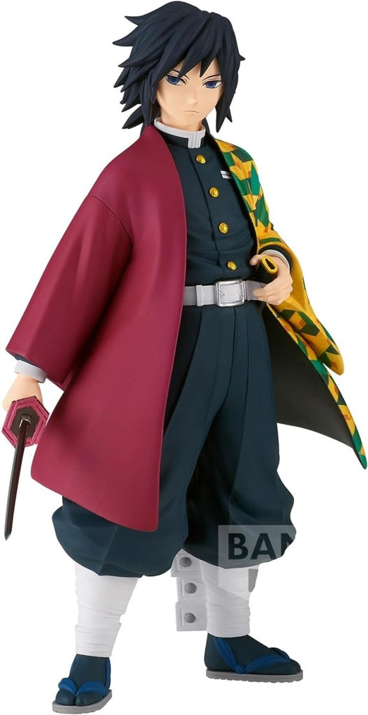 Figura Giyu Tomioka Demon Slayer Kimetsu no Yaiba 17cm - Colecionáveis - BANPRESTO