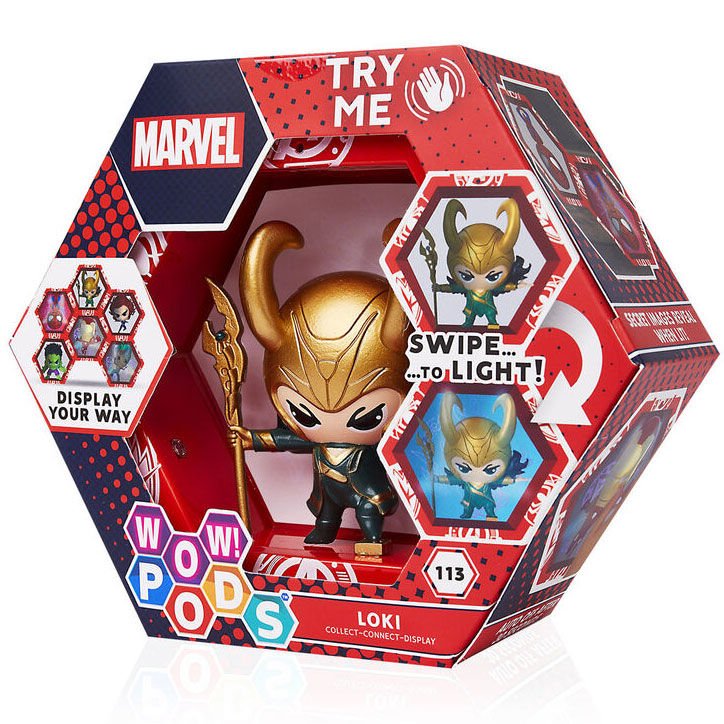 Figura Marvel LED WOW! POD Loki - Colecionáveis - WOW STUFF