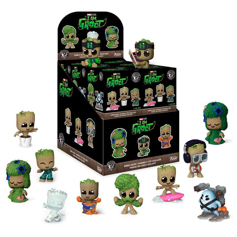 Figura Mistery Minis Marvel I am Groot Sortido 5 cm - Colecionáveis - Funko