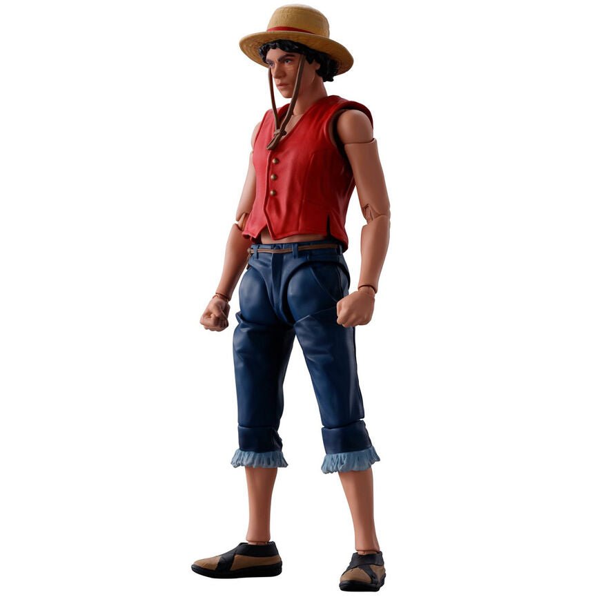 Figura One Piece Netflix Monkey D. Luffy S.H. Figuarts 14,5 cm - Colecionáveis - Bandai Tamashii Nations