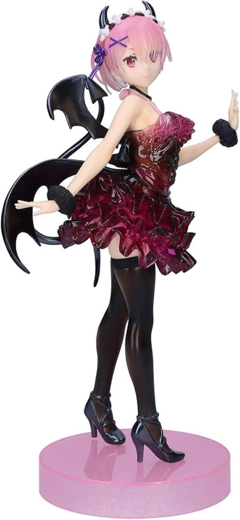 Figura Re:Zero Starting Life in Another World - Ram Clear & Dressy 22cm - Colecionáveis - BANPRESTO