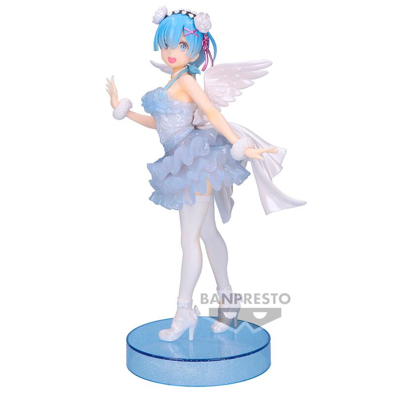 Figura Re:Zero Starting Life in Another World - Rem Clear & Dressy 22cm - Colecionáveis - BANPRESTO