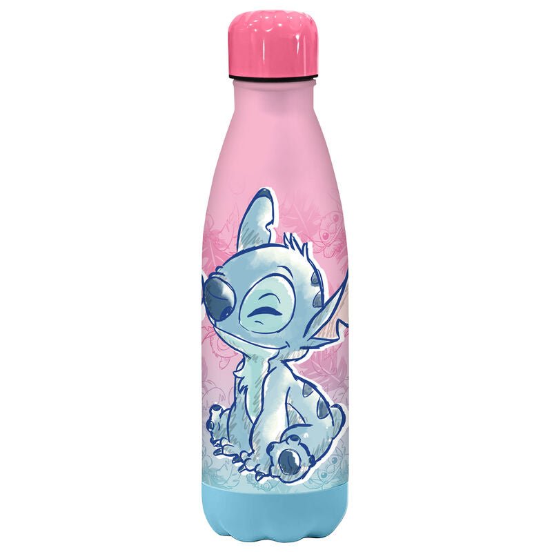 Garrafa de Aço Inoxidável Disney Stitch 500ml Rosa - Colecionáveis - Kids Licensing