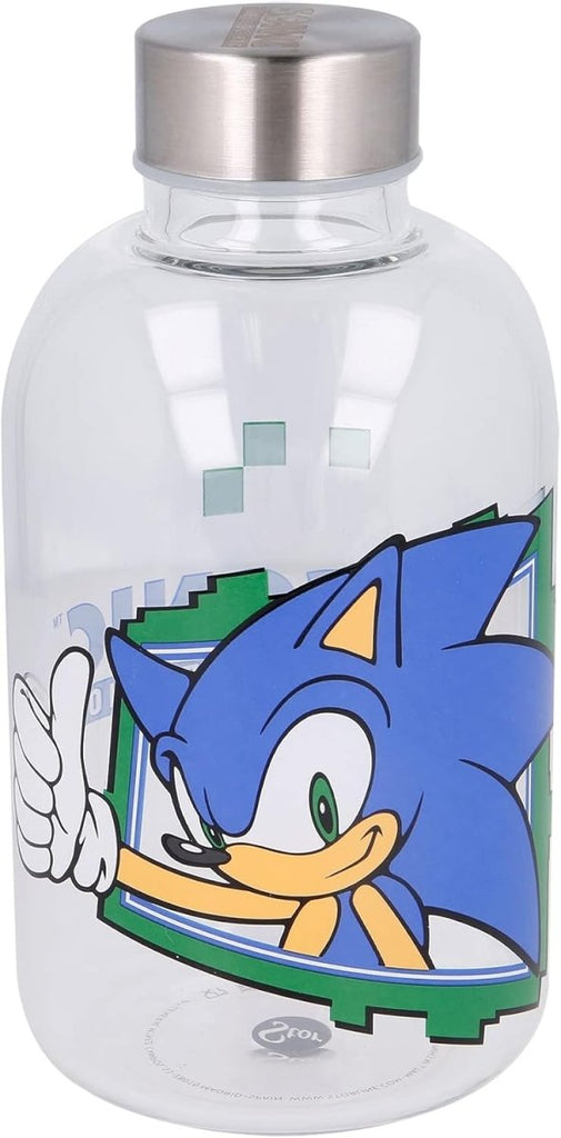 Garrafa de Vidro Sonic The Hedgehog 620ml - Sustentável e Prática - Colecionáveis - STOR