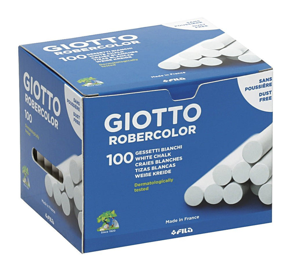 Giz Giotto Robercolor Branco C/100 538800 - Papelaria - GIOTTO