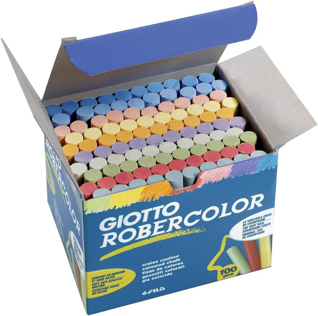 Giz Giotto Robercolor Cores com 100 Unidades (53900) - Papelaria - GIOTTO