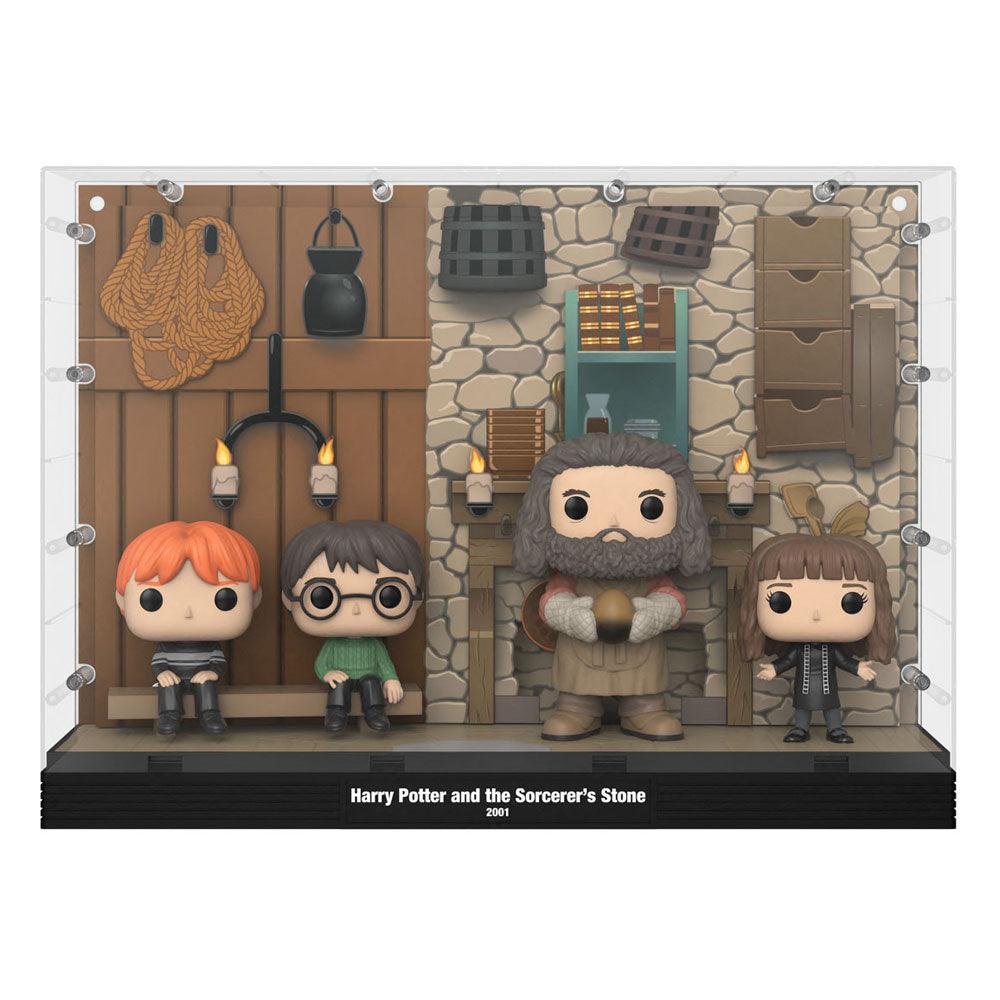 Harry Potter POP Moments Deluxe Vinyl Figures 4 - Pack Hagrid's Hut 9 cm - Colecionáveis - Funko