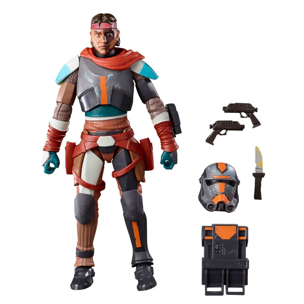 Hunter Mercenary The Bad Batch Star Wars The Black Series 15cm - Colecionáveis - Hasbro