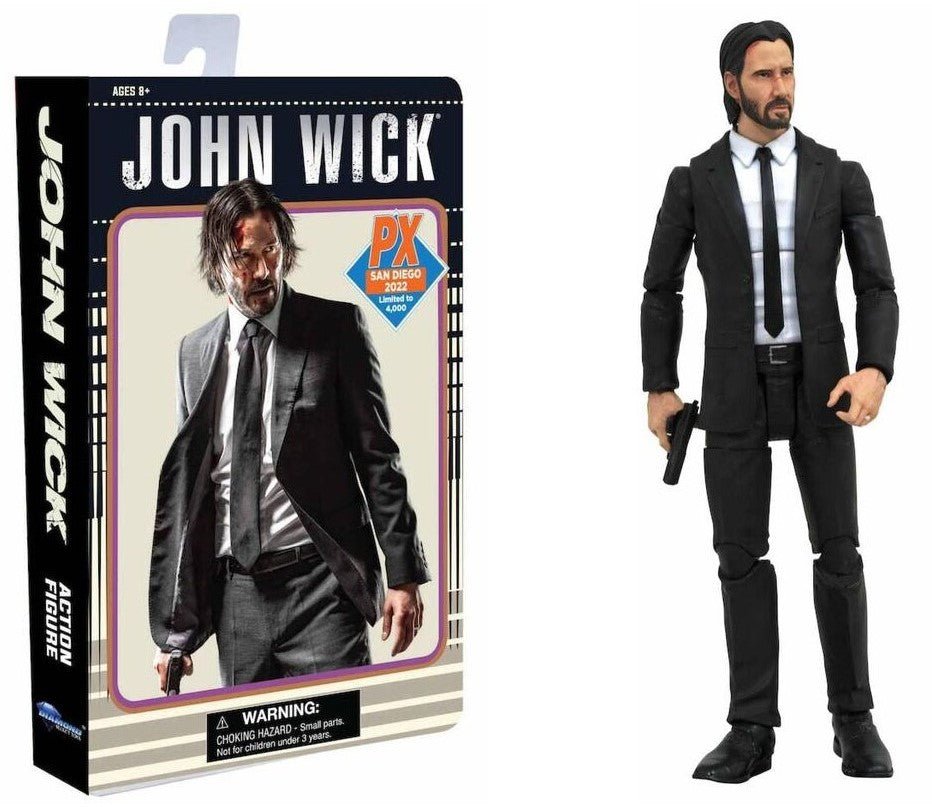 John Wick SDCC 2022 - Edição Exclusiva Figura de Ação 18 cm - Colecionáveis - Diamond Select
