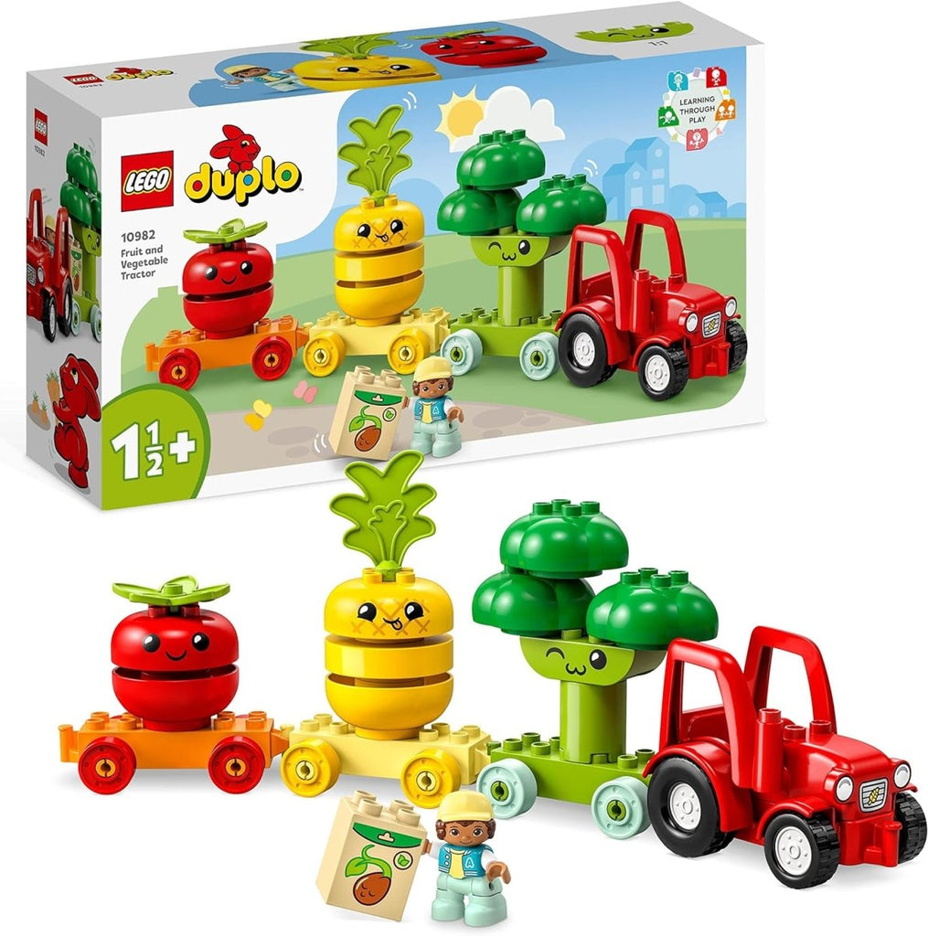 LEGO 10982 Duplo Trator de Frutas e Legumes - Brinquedo Educativo - Toys - LEGO