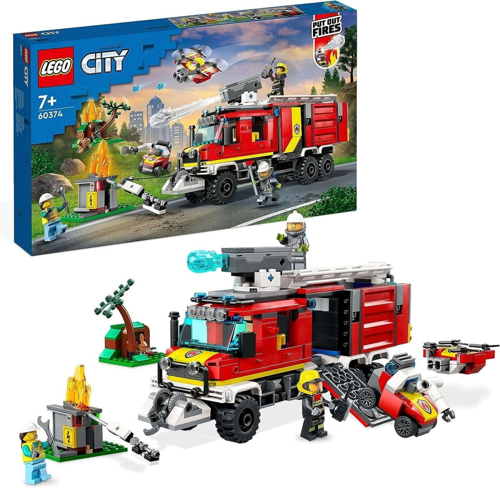 LEGO City Camião de Controlo de Incêndios 60374 - Toys - LEGO
