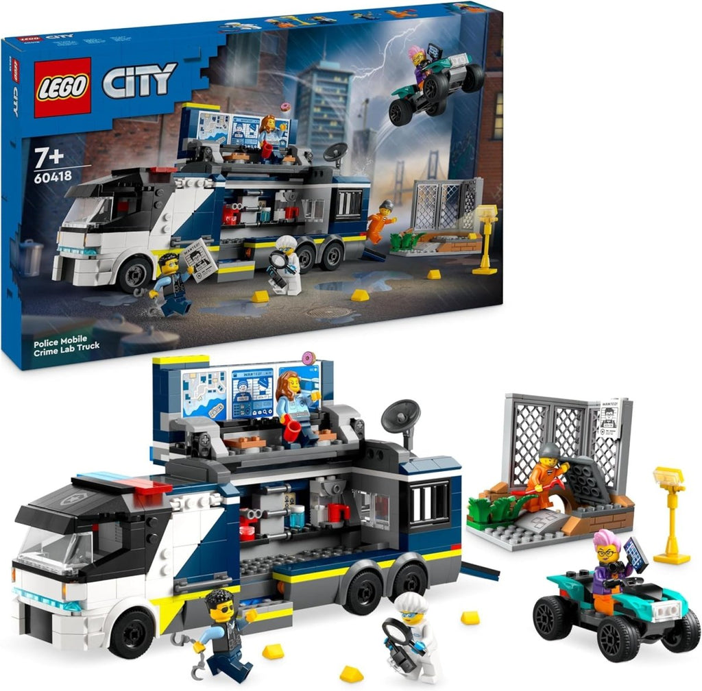 LEGO City Camião de Laboratório Criminal da Polícia 60418 - Toys - LEGO