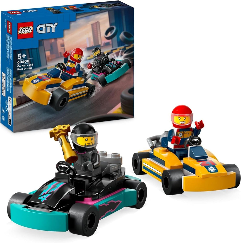 LEGO City Carros de Karting e Pilotos 60400 - Playset de Corrida - Toys - LEGO
