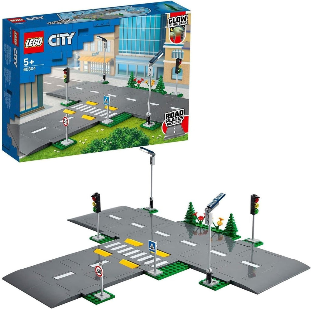 LEGO City Placas de Estrada 60304 - Conjunto de Construção para Expandir a Cidade - Toys - LEGO