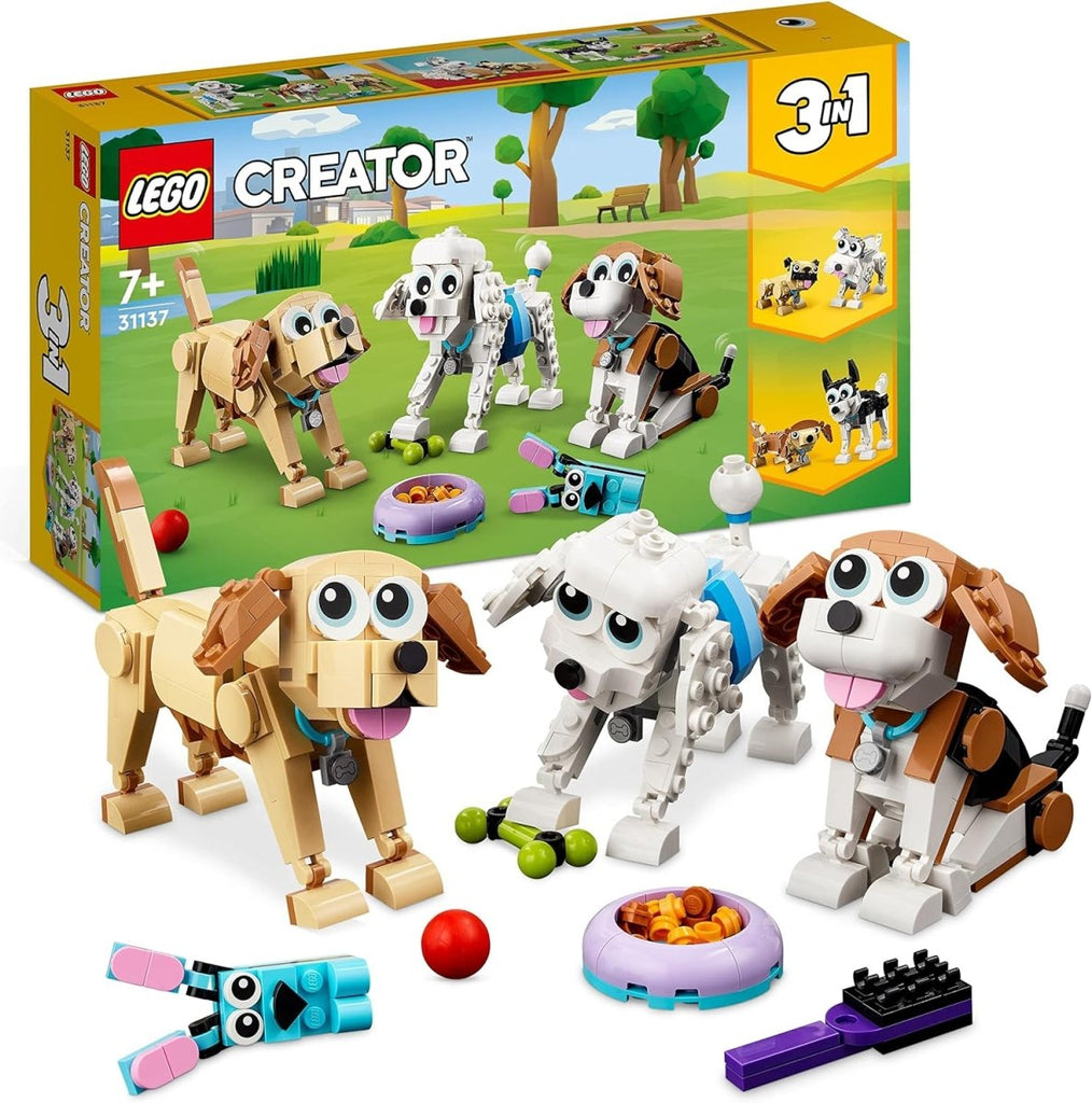 LEGO Creator 3 - em - 1 Cães Adoráveis 31137 - Toys - LEGO