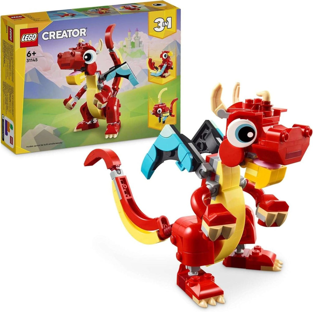 LEGO Creator 3 em 1 - Dragão Vermelho 31145 - Toys - LEGO
