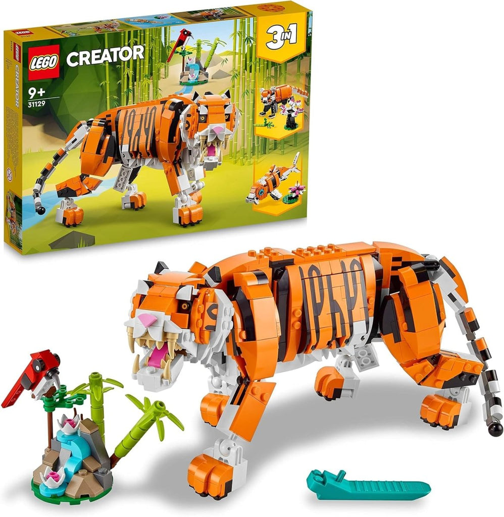 LEGO Creator 3 - em - 1 Tigre Majestoso 31129 - Colecionáveis - LEGO