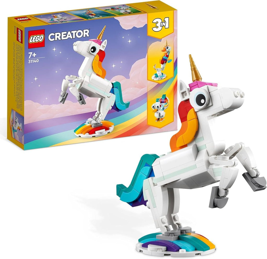 LEGO Creator 3 em 1 Unicórnio Mágico 31140 - Set de Construção - Toys - LEGO