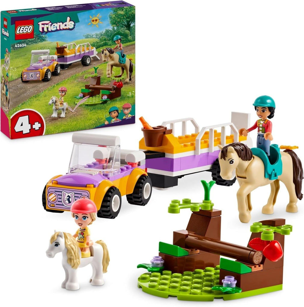 LEGO Friends Atrelado com Cavalo e Pónei 42634 - Toys - LEGO