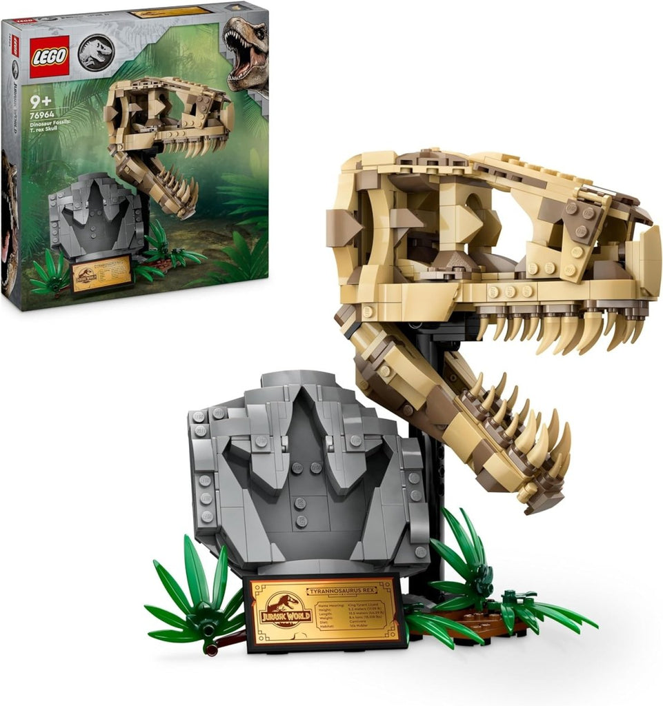 LEGO Jurassic World Fósseis de Dinossauros: T - Rex Caveira 76964 - Colecionáveis - LEGO